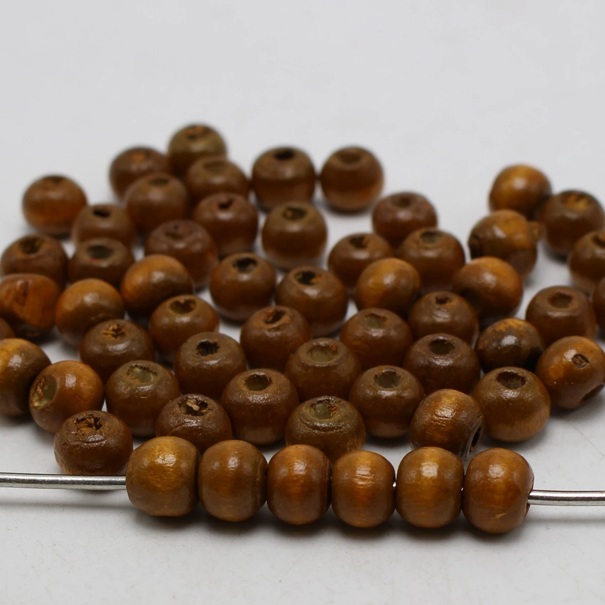 500 кофейные 8 мм круглые деревянные бусины ~ бусины|beaded glasses|beading seed beadsbead pink |