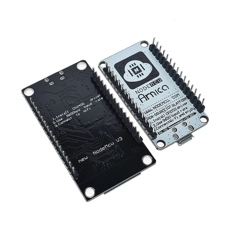 V3 беспроводной модуль NodeMcu 4 м байт Lua WIFI Интернет вещей макетная плата на основе ESP8266 ESP-12E для arduino совместимый