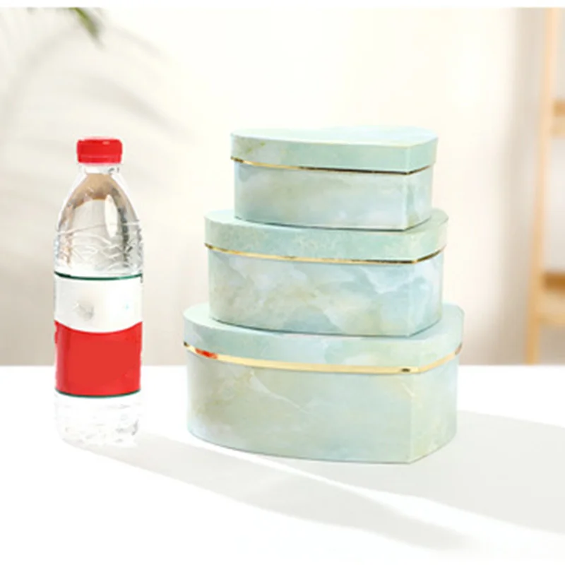 3 шт Цветочные шляпки коробки в форме сердца конфеты набор из подарочных коробок