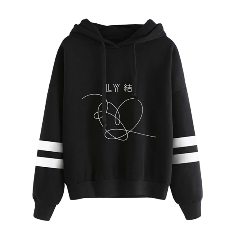 Fashion Women Heart Printed Long Sleeve Loose Pullover Hoodie Sweatshirt Top Autumn Winter Men Hoodies Fashion Men Sweatshirts