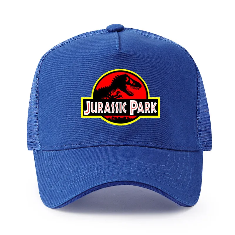 High quality pure cotton Men Jurassic Park Logo Printed Baseball cap Fashion Style women | Аксессуары для одежды