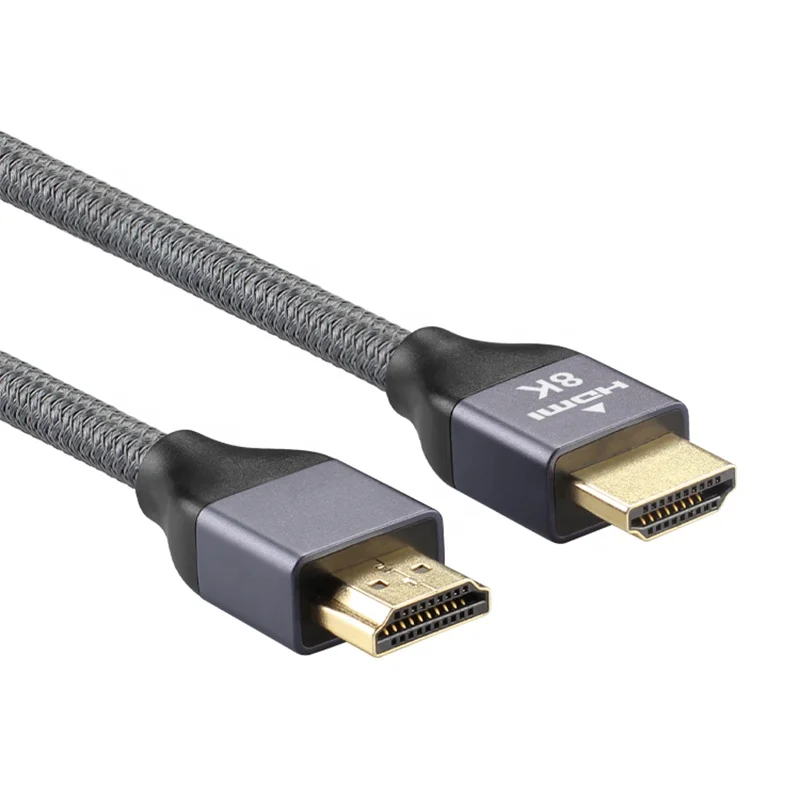 

Высококачественный 1 м 1,5 м 2 м 3 м 5 м 8 к 60 Гц 4 к 120 Гц HDMI шнур 48 Гбит/с Ультра высокоскоростной HDMI-кабель поддерживает все HDMI 2.1 функции