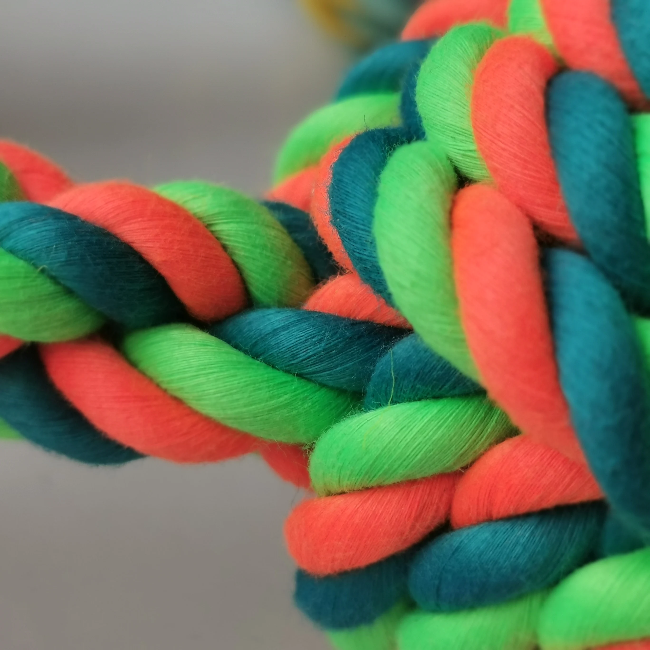 Indoor Funny Playtime Cute Soft Cotton Rope Dumbbell Dog Agressive Chew Toys Bite 21CM |