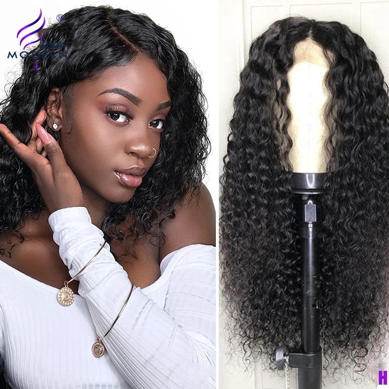 Современное шоу 30 дюймов 4*4 Кружева Закрытие человеческих волос парики