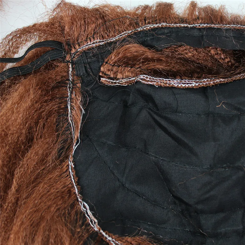 Вечерние парик дикаря на Хэллоуин с головной повязкой борода Маскарадная маска