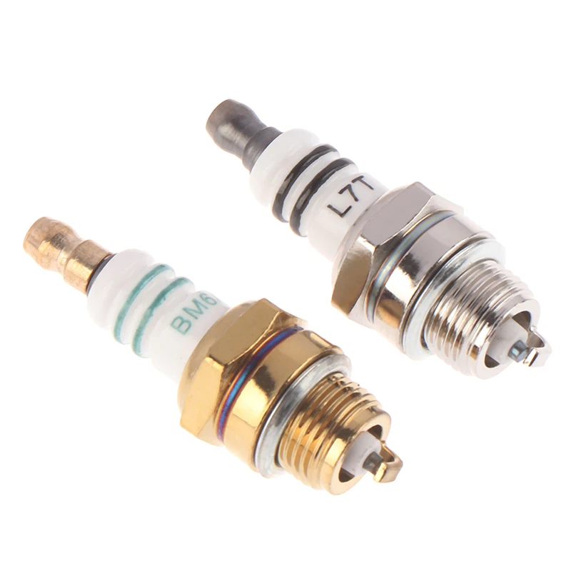 

1PC BM6A Spark Plug Glow Plug BM6A Small Engine Replacemnet For 2-stroke Chainsaw Lawn Mower Strimmer