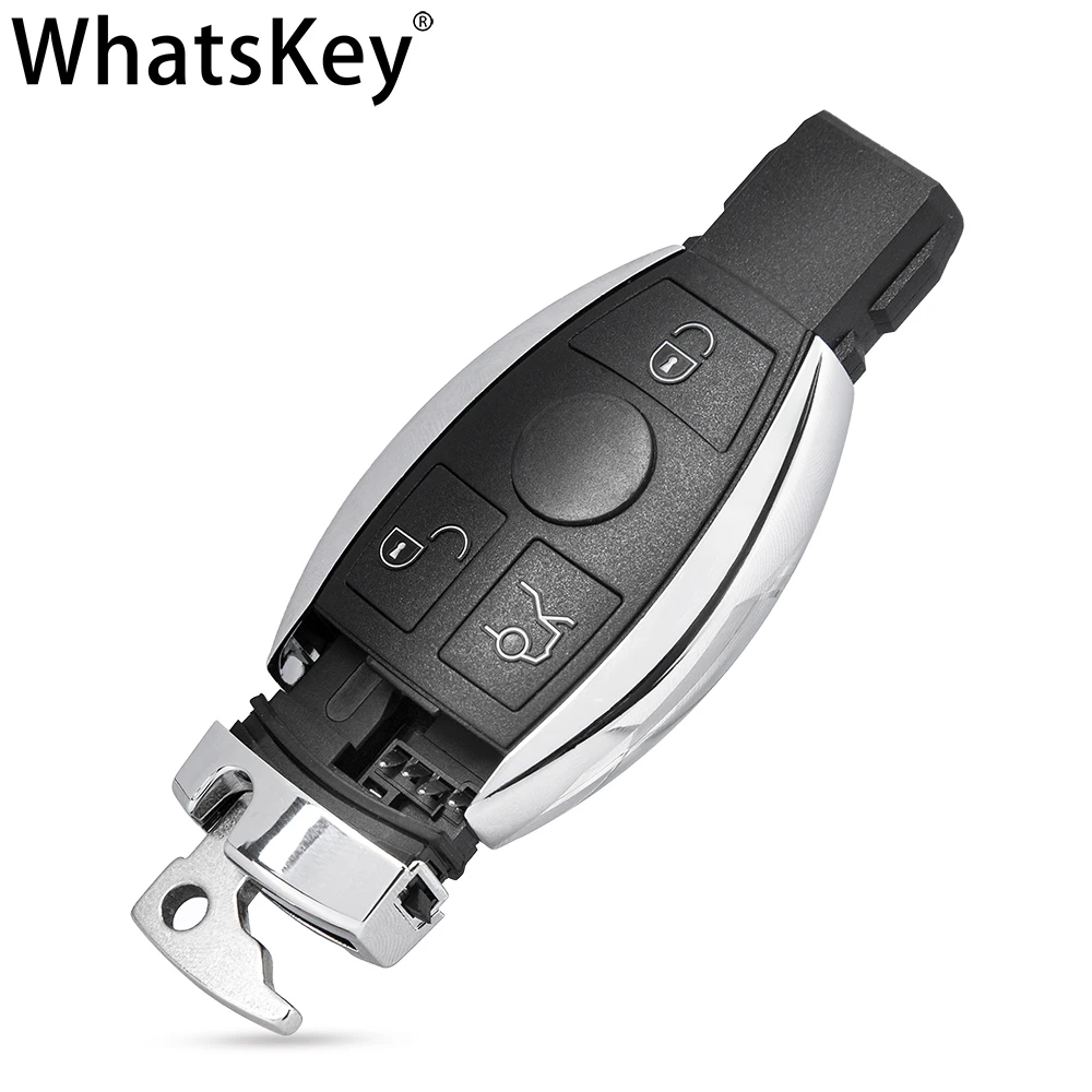 WhtasKey высокое качество 3 корпус для ключей на кнопке Mercedes Benz 2010 Yeah W166 W212 W211 W221 W204 W205