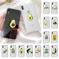 yndfcnb avocado aesthetic art phone case for iphone 11 12 13 mini pro xs max 8 7 6 6s plus x 5s se 2020 xr cover