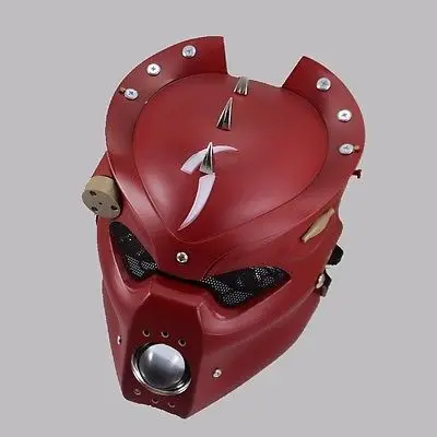 Красный светодиод Rage свинья голова фары круизер Чоппер стритфигтер улица голый