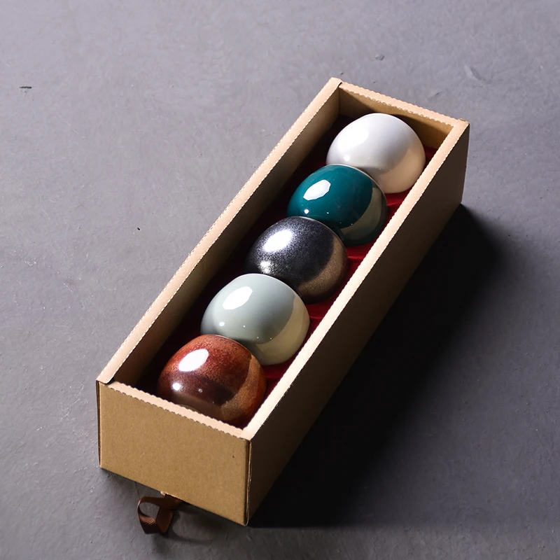 Набор керамических чайных кружек TANGPIN 4 чашки китайская чашка кунг фу посуда для