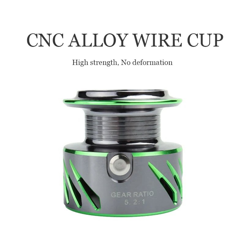 LINNHUE 9 + 1 металлические подшипники рыболовная катушка металлическая проволочная