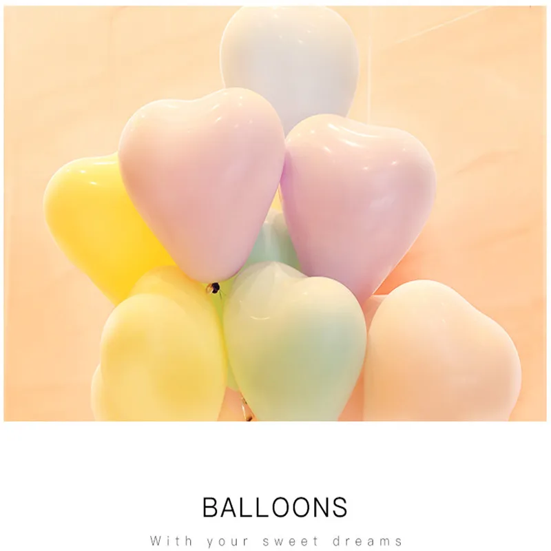 50 шт . воздушные шары с сердечками украшения для свадьбы дня рождения вечеринки