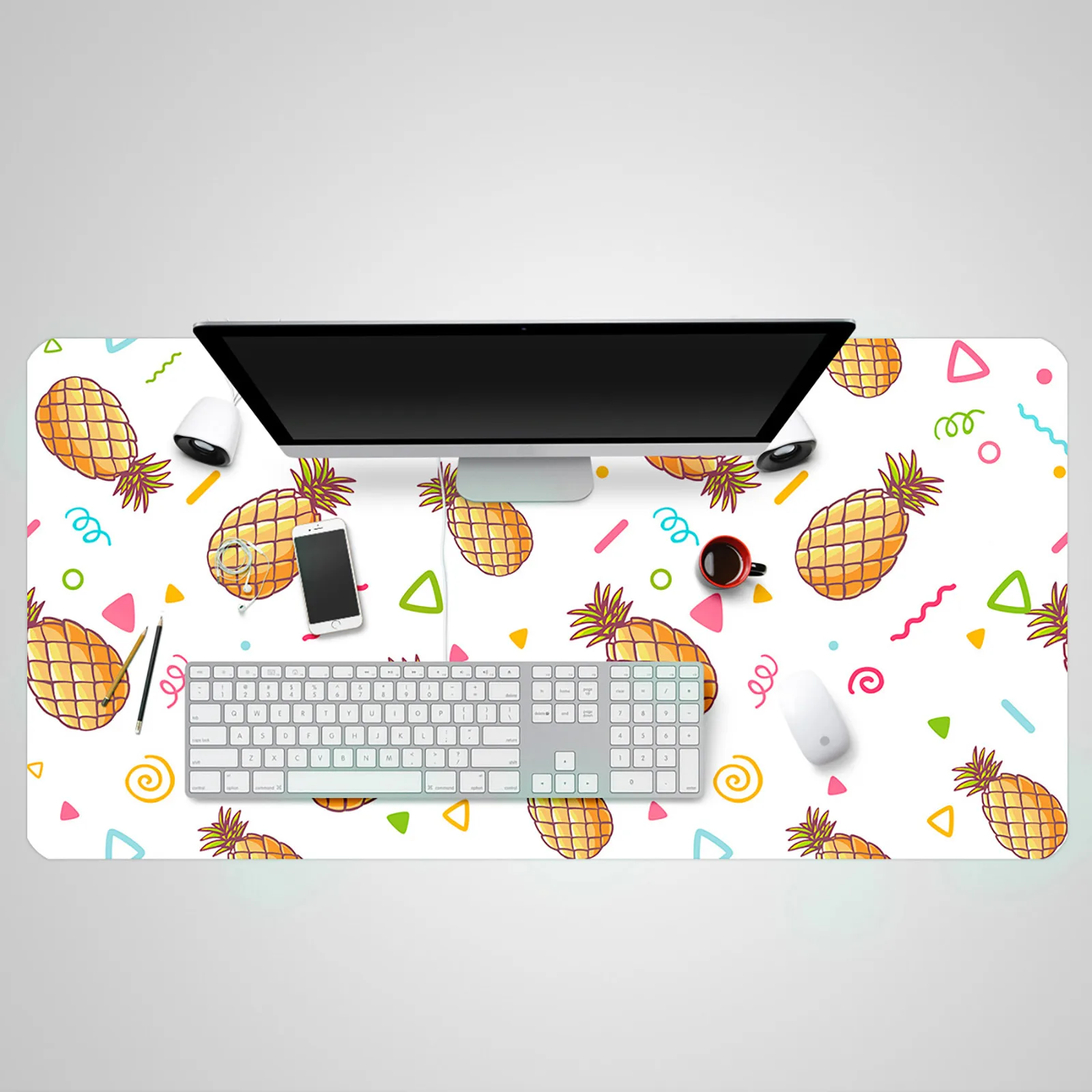 

Leather Mouse Pad Parchment Desk Pad Portable Large Mouse Creative Large for Dota Keyboard mat Gaming mouse mat Larg Creative