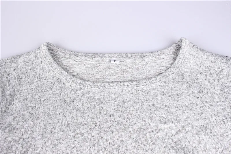 

2020 Autumn and Winter New Women's Solid Color Long-sleeved Round Neck Fashion Temperament Loose Self-cultivation Mini Dress