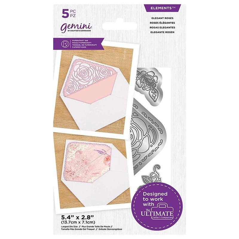 

Flowers Envelope Greeting Card Craft Metal Cutting Dies for Scrapbooking Handmade Mould Blade Punch Stencil Template Model Decor