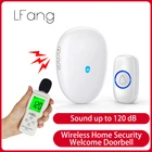 Умный дверной звонок для домашней безопасности, работающий от батарейки, дверной звонок, приветственный звонок, беспроводной дверной звонок, 57 музыкальных звонков