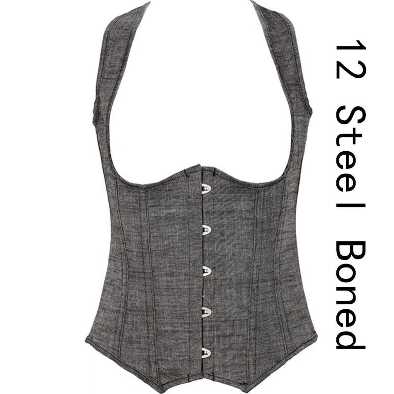 Женский ковбойский корсет YAGIMI офисный бюстье с эффектом пуш-ап и стальными