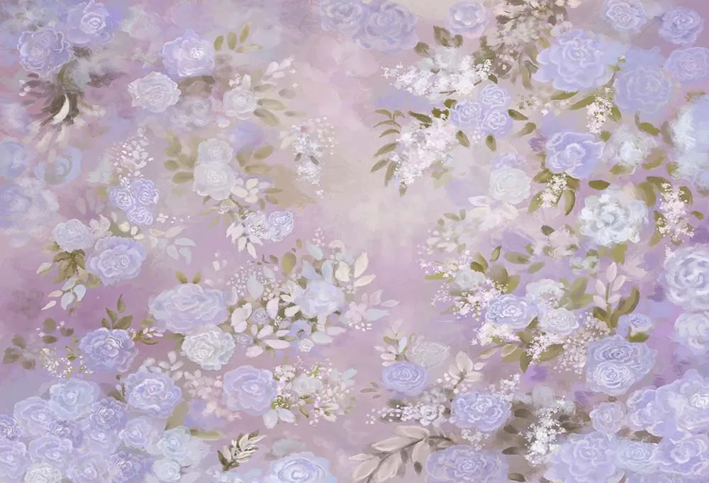 

Photography Backdrop Oil Painting Florals Newborns Baby Shower Birthday Photo Background Studio Pregnancy Maternityshoot W5355