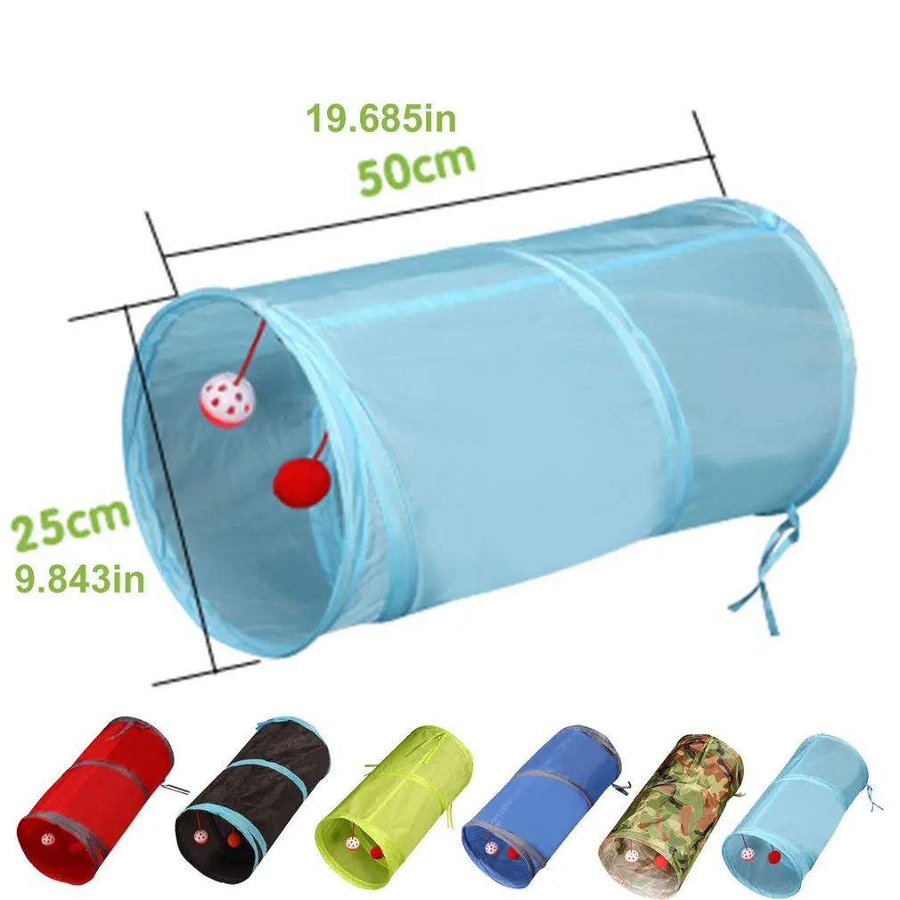 

Pet Tunnel Cat Play Tunnel Foldable Cat Tunnel Kitten Toy Bulk Toys Rabbit Tunnel Cat Cave Pet Supplies