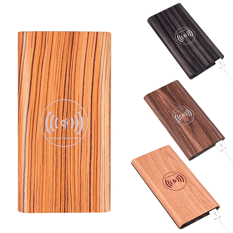 Портативный внешний аккумулятор с беспроводным зарядным устройством 10000