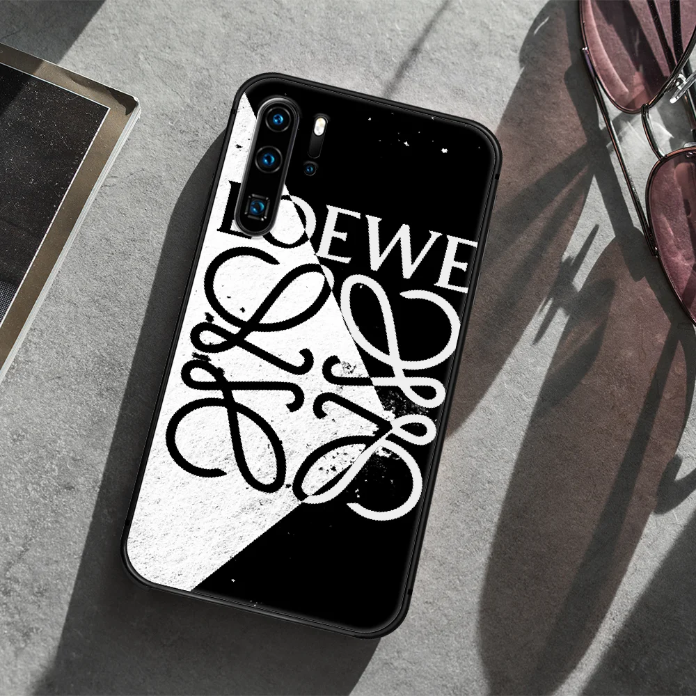 

Spanish luxury brand Phone Case For Huawei P Mate 10 20 30 40 Lite Pro smart Z 2019 nova 5t black Prime Soft Bumper 3D Coque