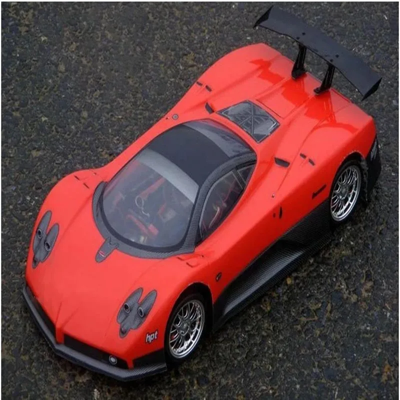 S032 красный и серебряный 1/10 1:10 ПВХ Окрашенный корпус для RC хобби гоночный