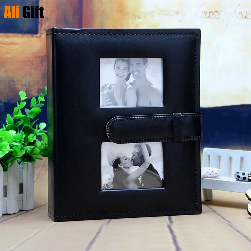 Лидер продаж 6 дюймовый фотоальбом Обложка из искусственной кожи тип листьев 200