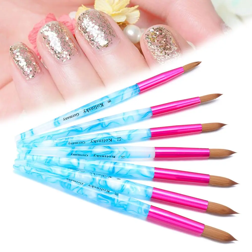 

1PC Fashion UV Gel Builder Nail Art DIY Carving Sable Nail Painting Brush Manicure Pen