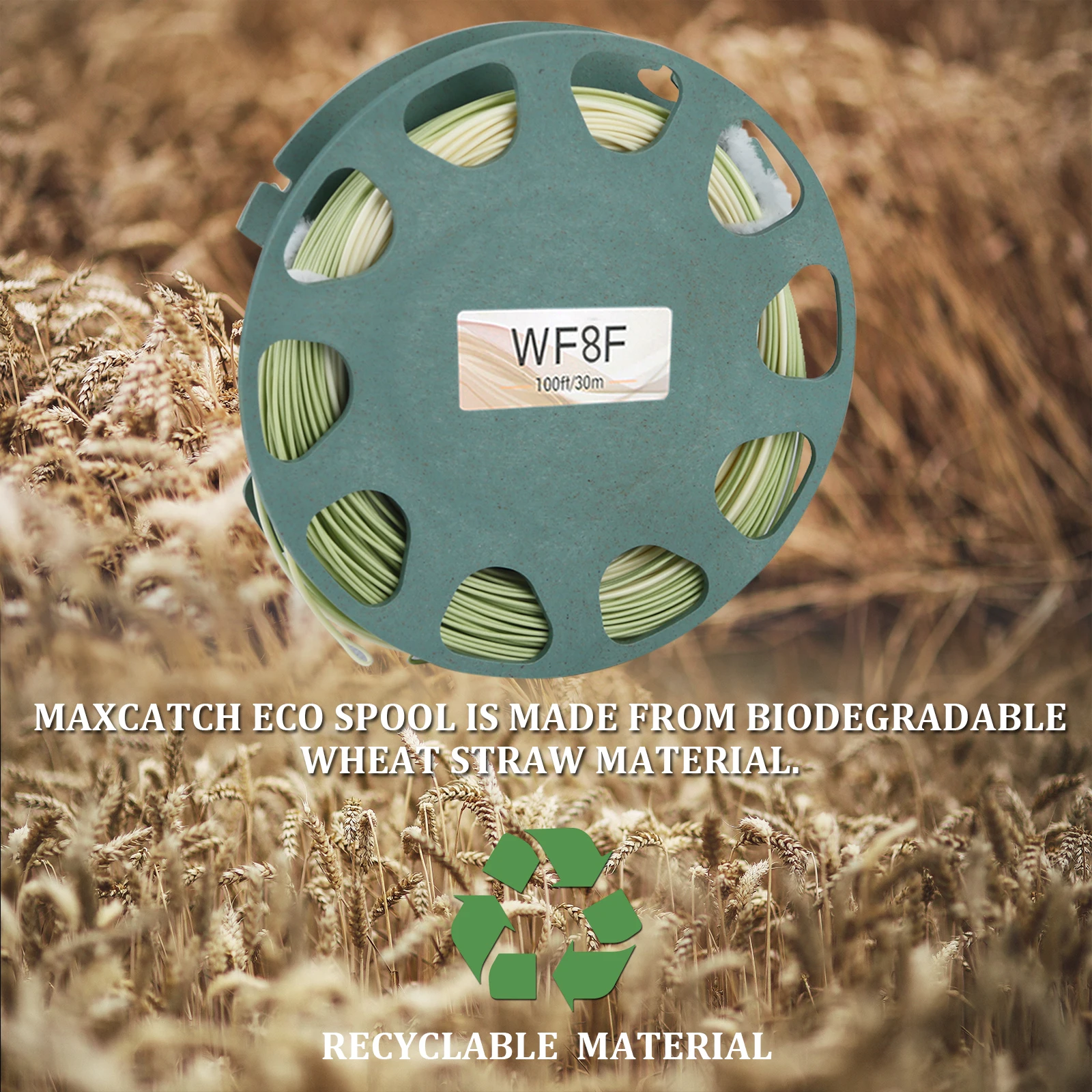 Максимальная ловля 90FT 4 6WT реальная форель летающая леска вес двойные цвета с