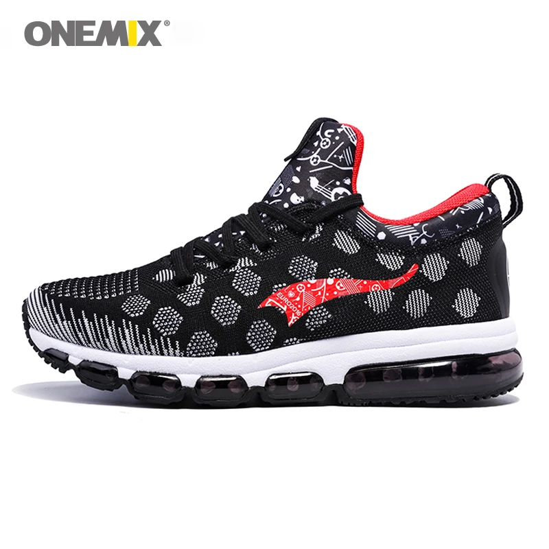 Кроссовки ONEMIX мужские с воздушной подушкой удобная обувь для бега фитнеса