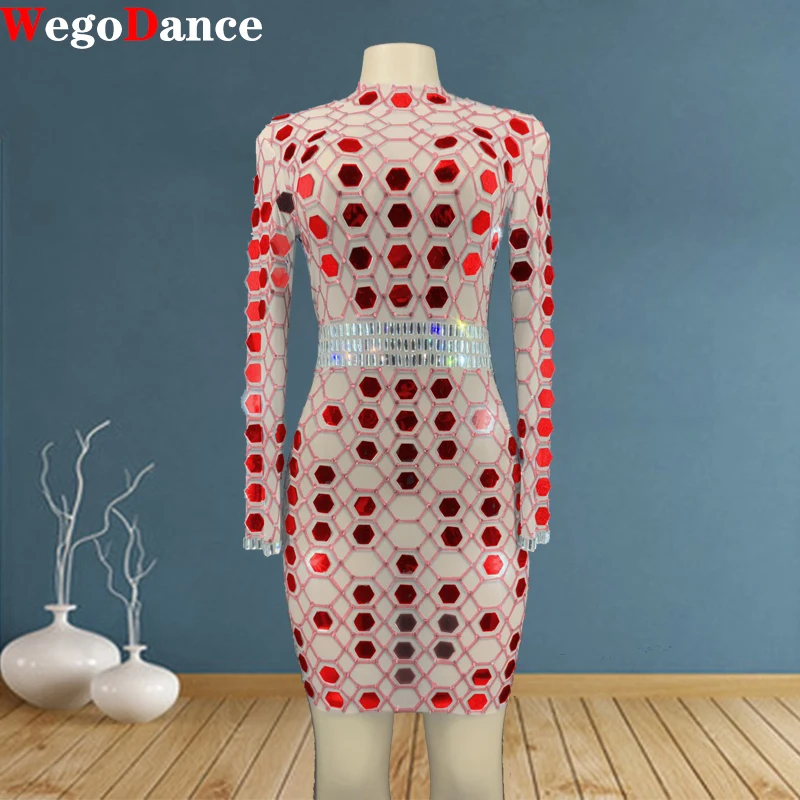 Новое платье выпускного вечера зеркало Стразы прозрачный короткое на день