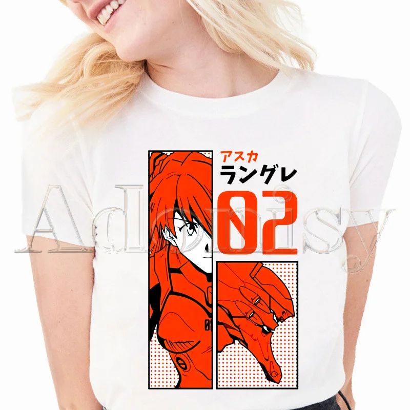 

Rei Ayanami Kaworu Mari Summer Tops T Shirt Tshirt Tshirt Graphic Tee Women T-shirt Female Tee Shirt 90s Girls Tee Tshirt