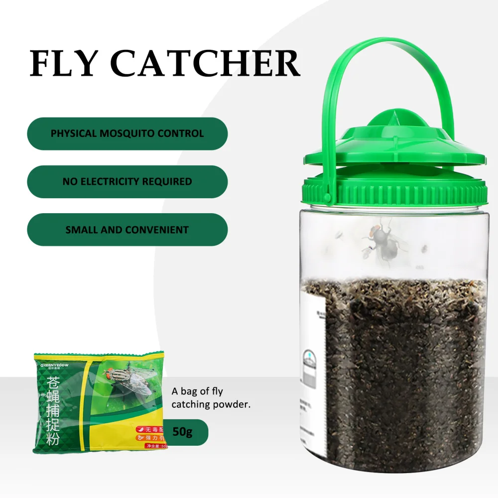 

1PC Commercial Outdoor Fly Trapper Professional Fly Catcher Reusable Fly Trap