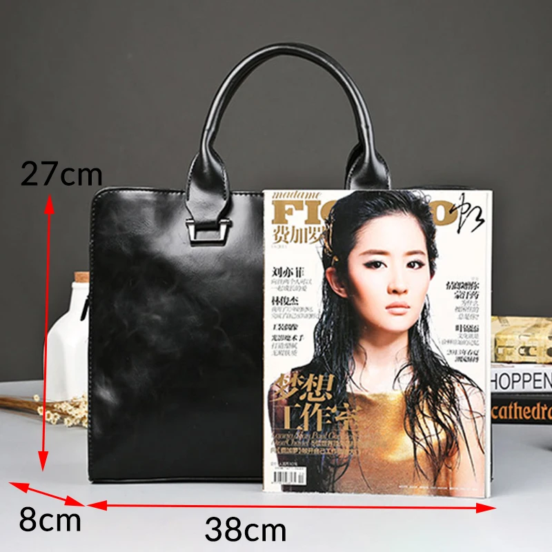 CBJSHO мужская деловая сумка кожаная мессенджер модная тоут повседневная через