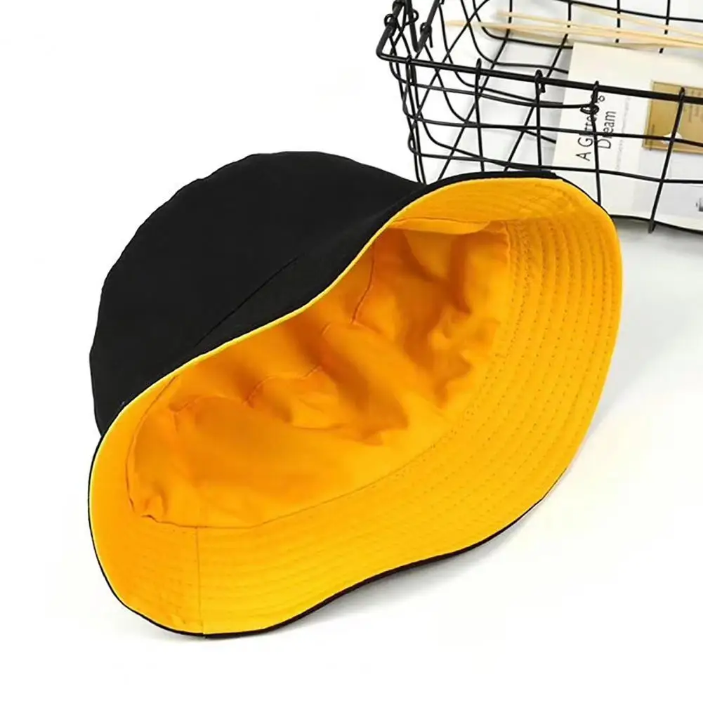 

Fine Workmanship Solid Color Wide Brim Fishing Cap Bucket Cap Fashion Accessories Outdoor sports wear
