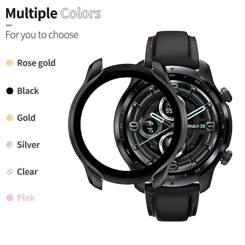 Чехол для часов Ticwatch Pro 3 чехол Мягкий Силиконовый ТПУ аксессуары защитная рамка |