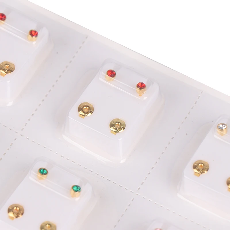 Набор гвоздиков из хирургической стали для пирсинга женщин набор медицинских