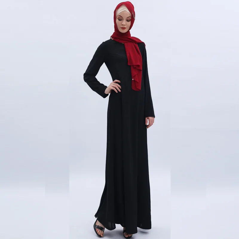 Abaya Длинное Макси мусульманское платье Турция женское платье хиджаб платье с длинным рукавом Дубай Арабский турецкий мусульманские платья Tesettur Elbise Caftan
