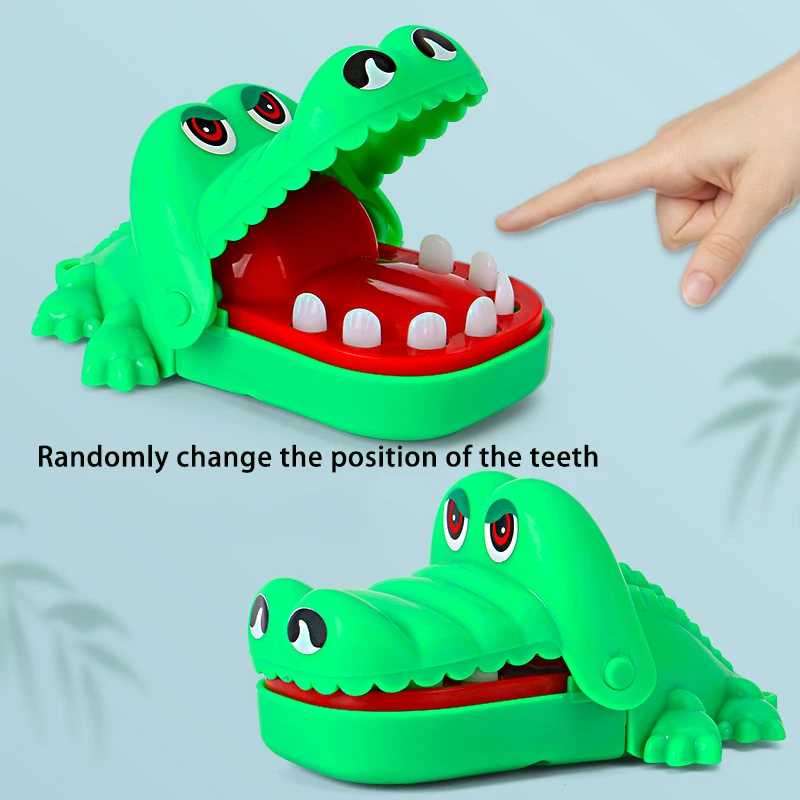 

Crocodile Toys Biting Hand Alligator Keychain Parent-child Interaction Baby Toys Tricky Gags Practical Novelty Classic play Game