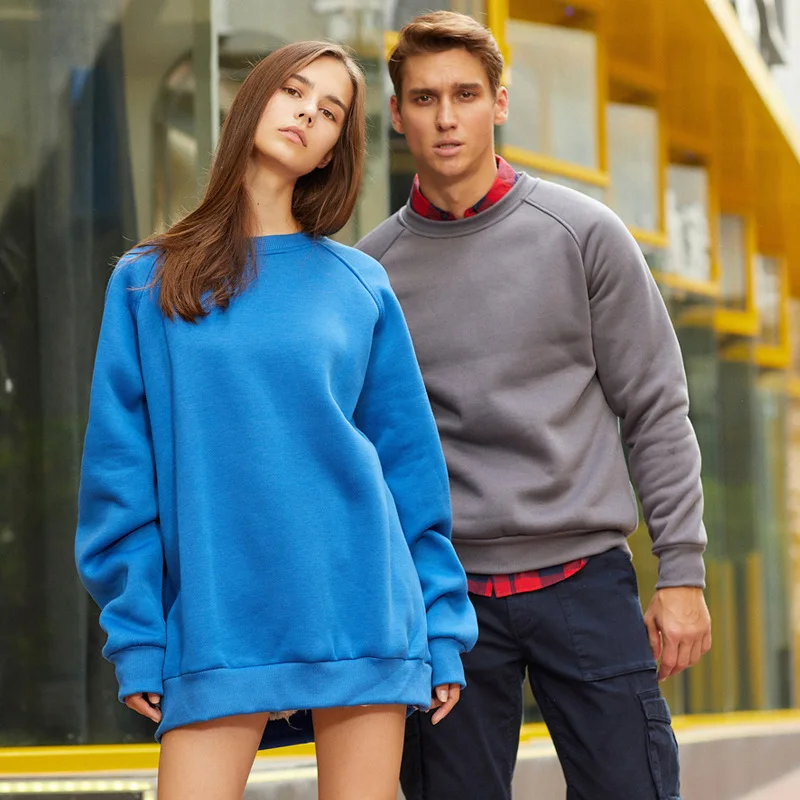 Новинка европейский размер цветная Мужская Утепленная одежда Зимние толстовки с