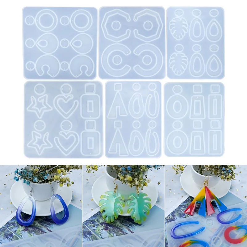 

Кристаллическая полимерная форма, геометрической формы, неправильной формы для сережек, ожерелий, подвесных инструментов, поделок