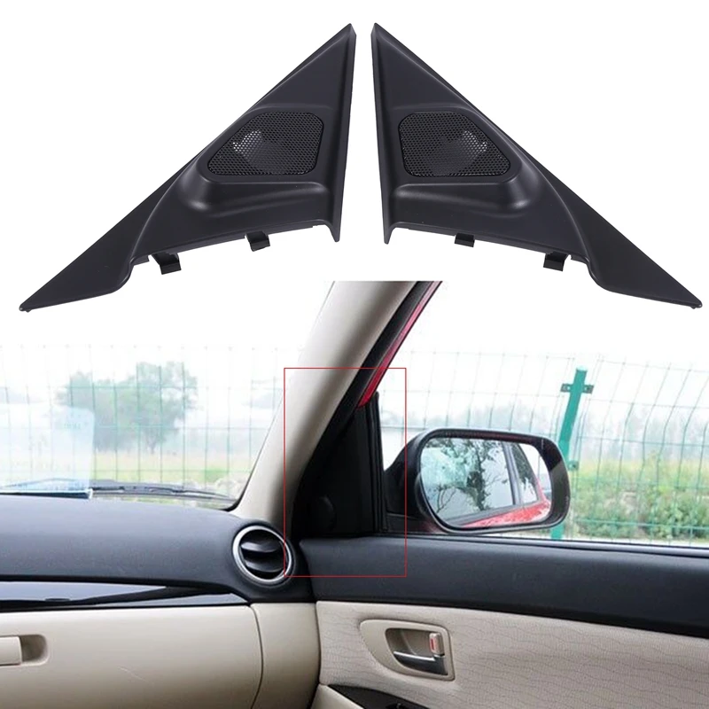 

Автомобильная Передняя колонка, тройной угловой кронштейн, твитер, крышка для Mazda 3 BK 2007-2014