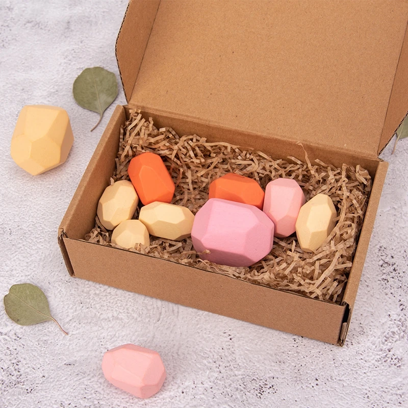 

Montessori Baby Balance Game Color Sensory Toys DIY Montessori Educational Wooden Toys For Children Funny Training Concentration