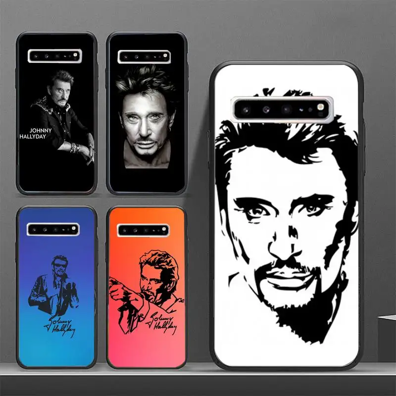 

Johnny Hallyday Phone Case for Samsung A02 A52 A12 A8 Plus A9 2018 A10S A20 A30 A40 A50 A70 A72 A32 Case