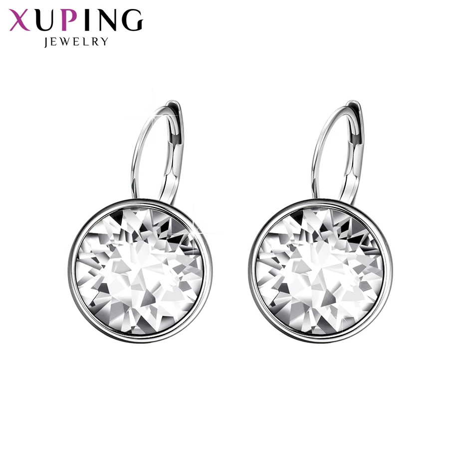 Xuping модные Кристаллы от Swarovski цвет красочные серьги с родиевым цветным покрытием Шарм для женщин ювелирные изделия подарок XE2189