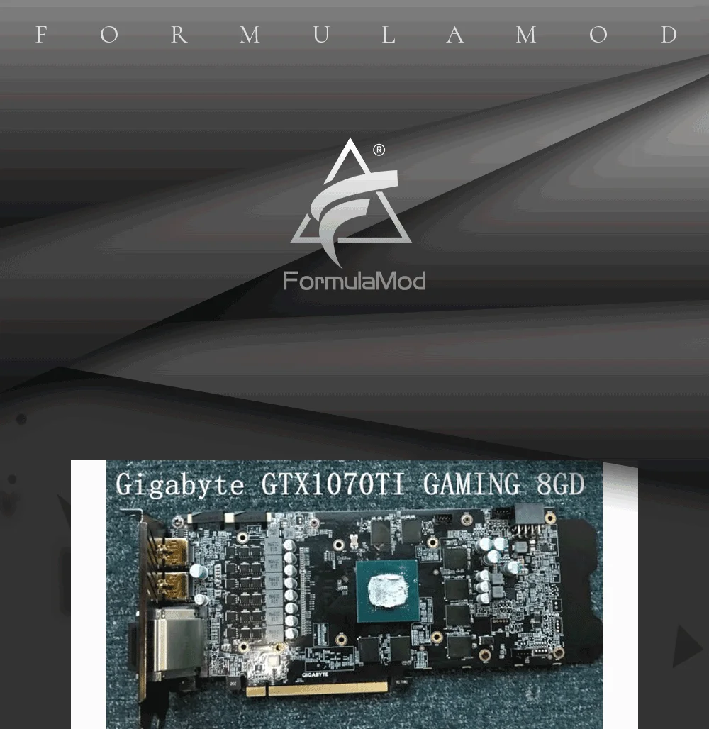 Bykski N-GV1070G1V2-X полное покрытие видеокарта блок водяного охлаждения для Gigabyte GAMING GTX1070TI 1070 1060 G1