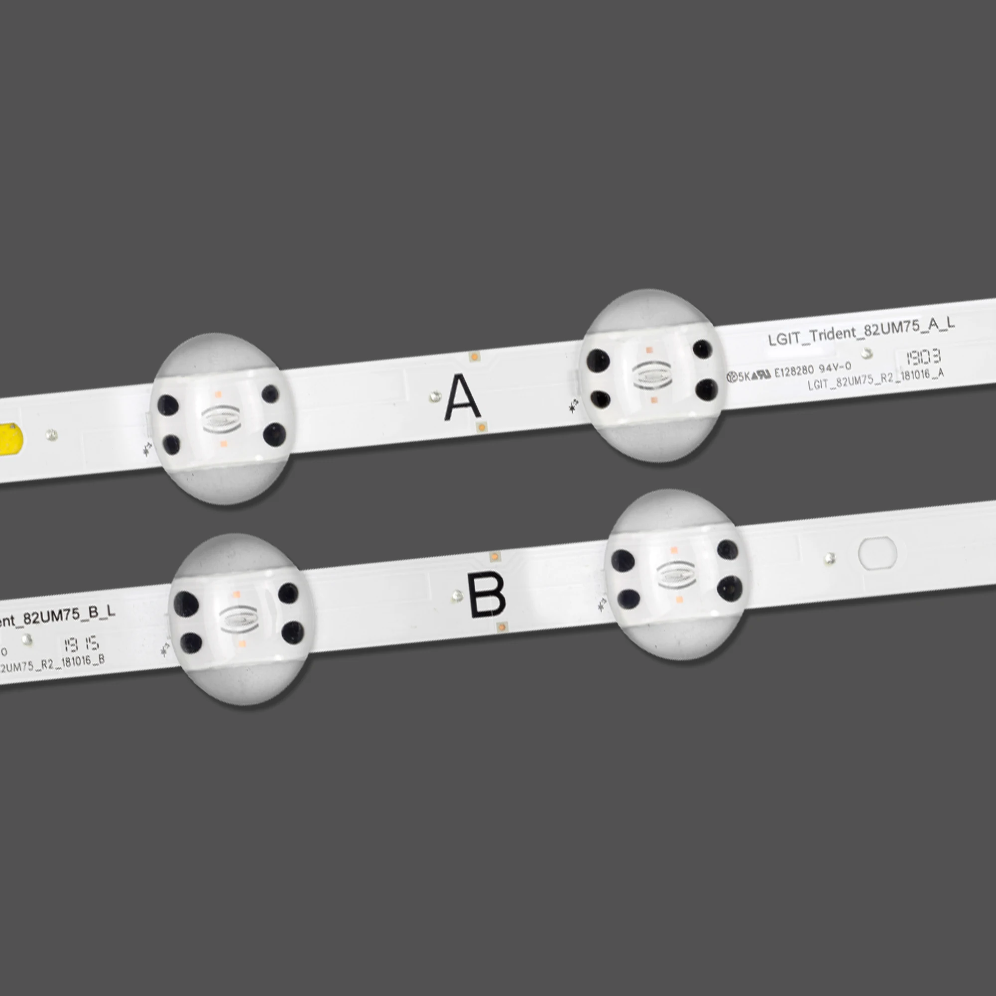

2PCS LED Backlight Strip For LGIT_Trident_82UM75_A_L/B_L LGIT_82UM75-R2
