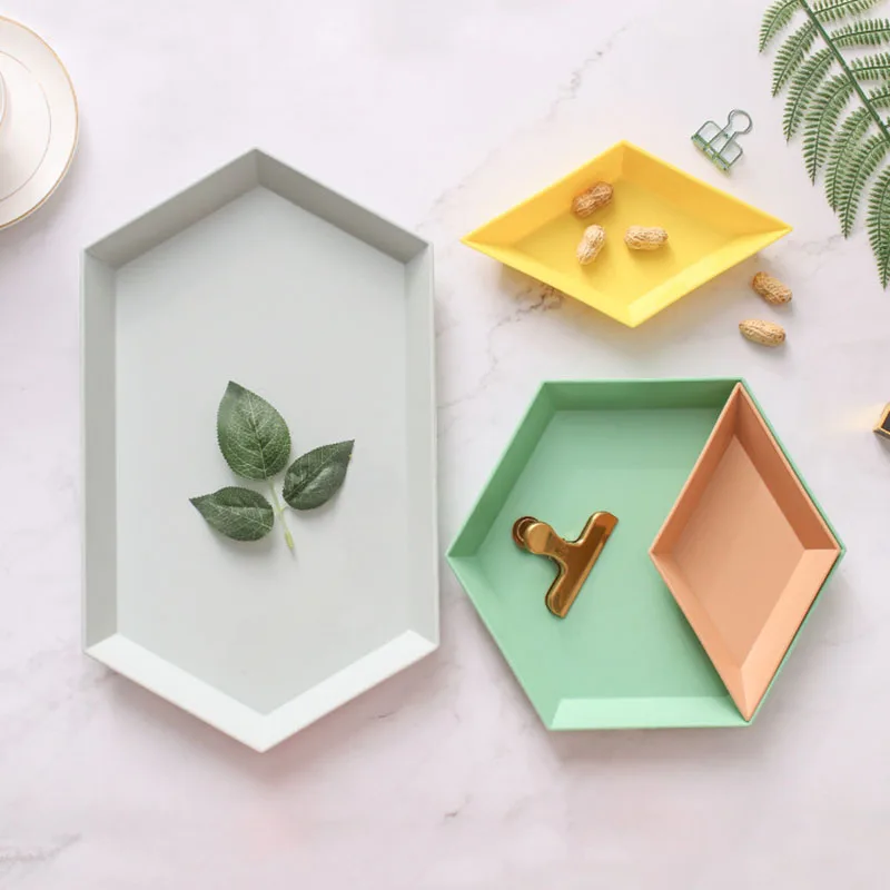 4 шт./компл. креативный комбинированный поднос пластиковая Фруктовая тарелка