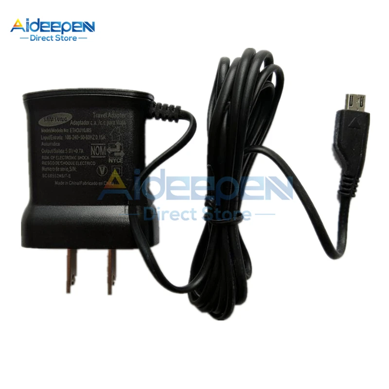 110 V-240 V 5V 0.7A Универсальное зарядное устройство для мобильного телефона Micro USB настенное зарядное устройство адаптер ЕС/США штекер для huawei Xiaomi samsung Galaxy