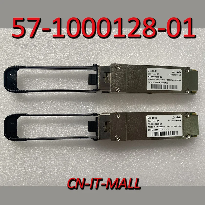 

Pulled BROCADE 57-1000128-01 40G-QSFP-SR4 100m Optical Transceiver